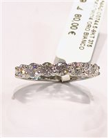Anello Vidali Gioielli Donna in Oro bianco Zircone ANOR-78-34 - ANOR-78-34